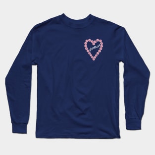 Small Mother Floral Heart for Mothers Day Long Sleeve T-Shirt